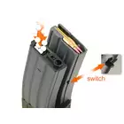 Elektryczny podwójny magazynek długi na 1000 kulek do M4/M16 - Grey [BattleAxe]
