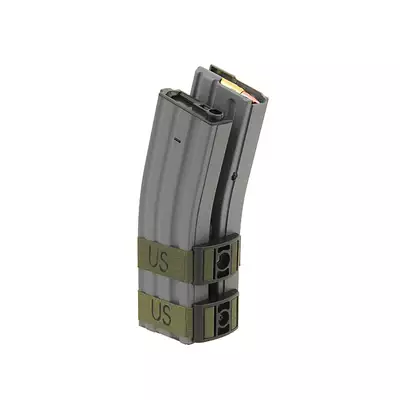 Elektryczny podwójny magazynek długi na 1000 kulek do M4/M16 - Grey [BattleAxe]