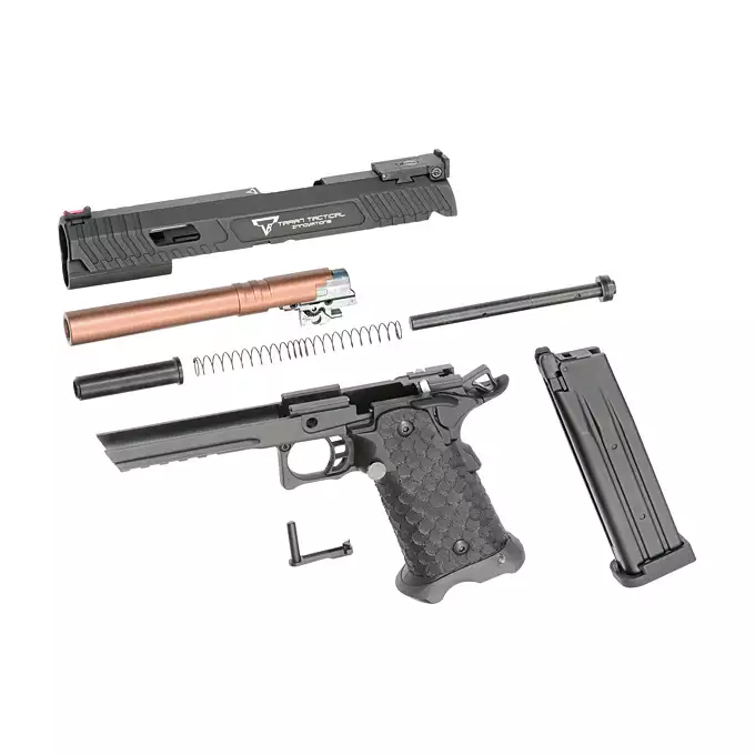[Zestaw] R601 JW3 TTI Combat Master - Black [JAG Arms] + Magazynek do R601 JW3 TTI Combat Master, R614 JW4 Pit Viper [JAG Arms]