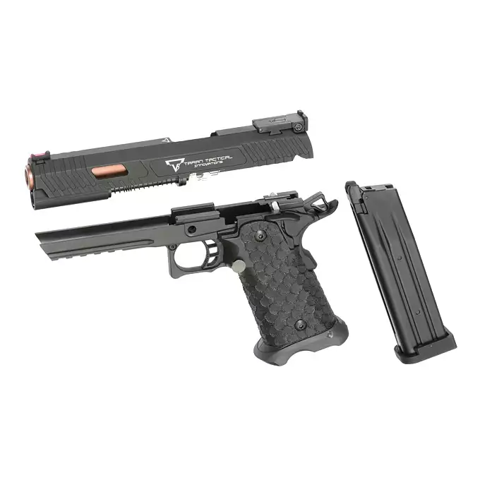 [Zestaw] R601 JW3 TTI Combat Master - Black [JAG Arms] + Magazynek do R601 JW3 TTI Combat Master, R614 JW4 Pit Viper [JAG Arms]