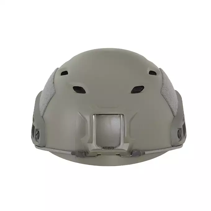[Zestaw] Replika kasku FAST BJ - Foliage [EM] + Stalowa maska ochronna V.1 - Olive/Skull [WOSPORT]