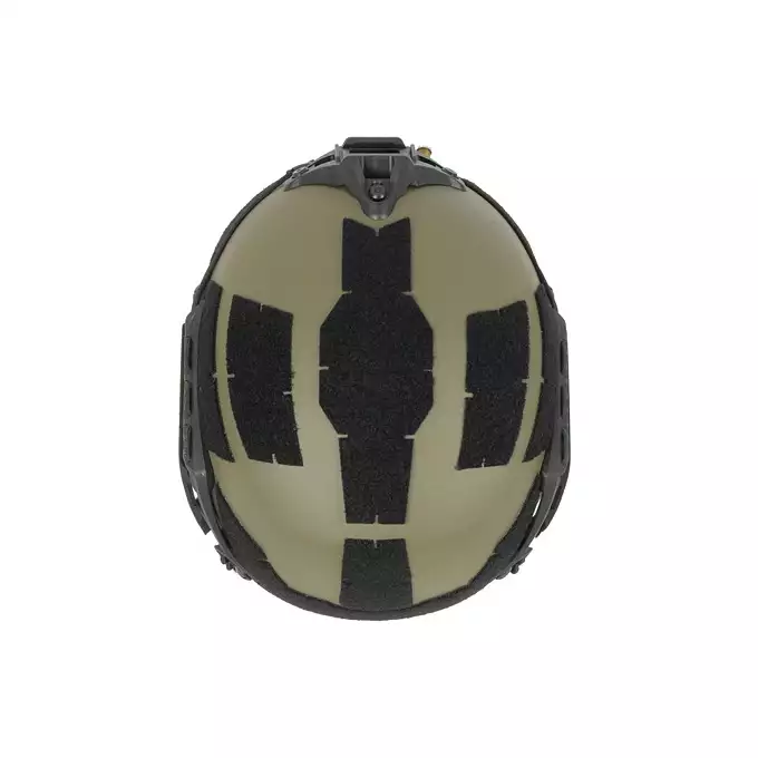 [Zestaw] Hełm Spec-Ops nowej generacji - Ranger Green [FMA] + Stalowa maska ochronna V.1 - Olive/Skull [WOSPORT]