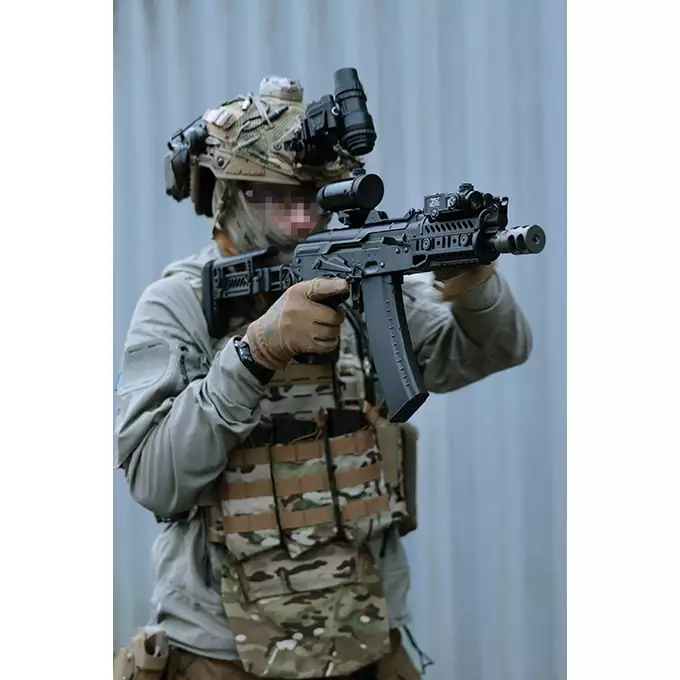 [Zestaw] CM.113B Replika Karabinka AKS-74U Tactical Eshooter ETU [CYMA] + Replika Rosyjskiego Celownika Optycznego 1P87 Do AK/AK12/AKSU [JJ Airsoft]