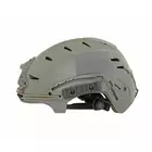 [Zestaw] Replika kasku EXF - Foliage [EM] + Stalowa maska ochronna V.1 - Olive/Skull [WOSPORT]