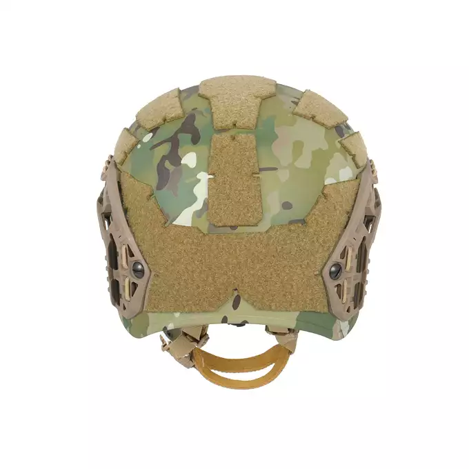 [Set] Next-generation Spec-Ops ballistic helmet replica - Multicamo [FMA] + Steel Protective Half Face Mask V.1 - Coyote/Camo [WOSPORT]