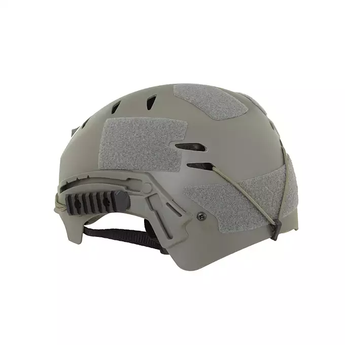 [Zestaw] Replika kasku EXF - Foliage [EM] + Stalowa maska ochronna V.1 - Olive/Skull [WOSPORT]