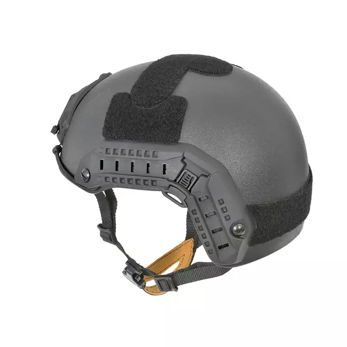 [Zestaw] Replika hełmu FAST Maritime (Rozmiar L/XL) - Czarny [FMA] + Stalowa maska ochronna V.1 - Black/Skull [WOSPORT]