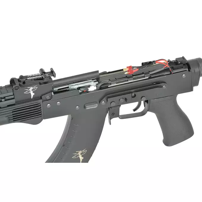 [Zestaw] Replika Karabinka Rifle Dynamics RD-704P Eshooter ETU [EMG] + Replika Rosyjskiego Celownika Optycznego 1P87 Do AK/AK12/AKSU [JJ Airsoft]