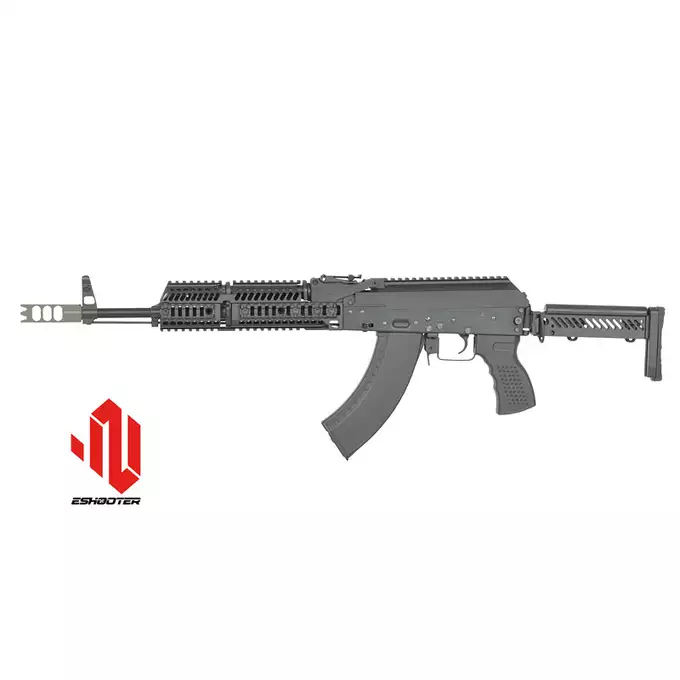 [Zestaw] CM.113 Replika Karabinka taktycznego AK47/AKM Eshooter ETU [CYMA] + Replika Rosyjskiego Celownika Optycznego 1P87 Do AK/AK12/AKSU [JJ Airsoft]