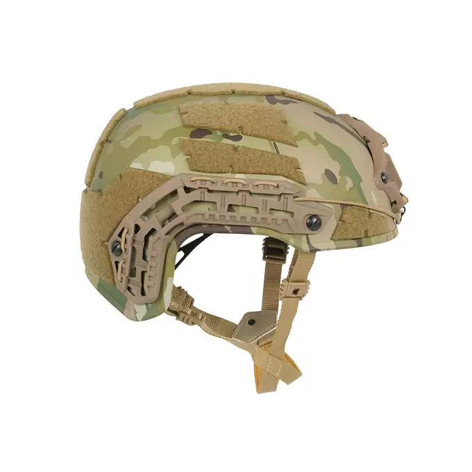 [Set] Next-generation Spec-Ops ballistic helmet replica - Multicamo [FMA] + Steel Protective Half Face Mask V.1 - Coyote/Camo [WOSPORT]