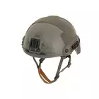 [Set] FAST Ballistic Helmet Replica (L/XL Size) - Black [FMA] + Steel Protective Half Face Mask V.1 - Black/Skull [WOSPORT]
