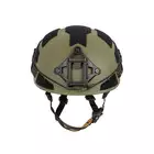 [Zestaw] Hełm Spec-Ops nowej generacji - Ranger Green [FMA] + Stalowa maska ochronna V.1 - Olive/Skull [WOSPORT]