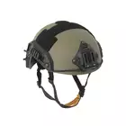 [Zestaw] Replika hełmu FAST Maritime (Rozmiar M) - Ranger Green [FMA] + Stalowa maska ochronna V.1 - Olive/Skull [WOSPORT]