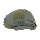 [Zestaw] Ultra lekka replika hełmu Spec-Ops MICH Mid-Cut - Olive [8FIELDS] + Stalowa maska ochronna V.1 - Olive/Skull [WOSPORT]