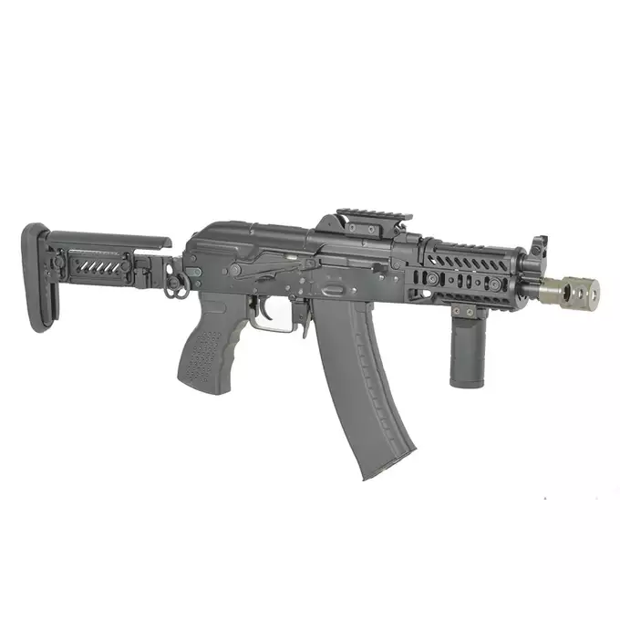 [Zestaw] CM.113B Replika Karabinka AKS-74U Tactical Eshooter ETU [CYMA] + Replika Rosyjskiego Celownika Optycznego 1P87 Do AK/AK12/AKSU [JJ Airsoft]