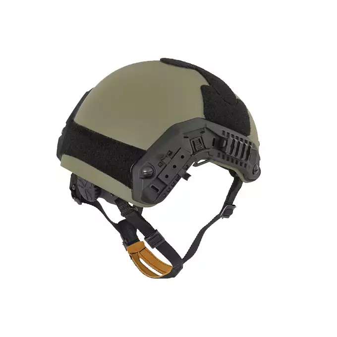 [Zestaw] Replika hełmu FAST Maritime (Rozmiar M) - Ranger Green [FMA] + Stalowa maska ochronna V.1 - Olive/Skull [WOSPORT]