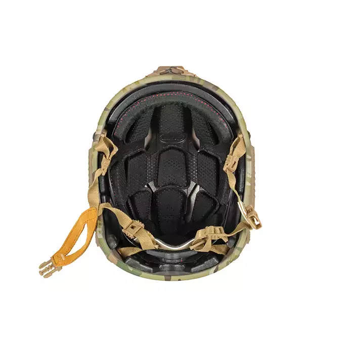 [Zestaw] Hełm Spec-Ops nowej generacji - Ranger Green [FMA] + Stalowa maska ochronna V.1 - Olive/Skull [WOSPORT]
