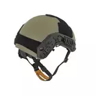 [Zestaw] Replika hełmu FAST Maritime (Rozmiar M) - Ranger Green [FMA] + Stalowa maska ochronna V.1 - Olive/Skull [WOSPORT]