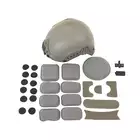 [Zestaw] Replika hełmu FAST Maritime (Rozmiar L/XL) - Foliage [FMA] + Stalowa maska ochronna V.1 - Olive/Skull [WOSPORT]