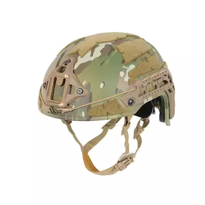 [Zestaw] Hełm Spec-Ops nowej generacji - Multicamo [FMA] + Stalowa maska ochronna V.1 - Coyote/Camo [WOSPORT]
