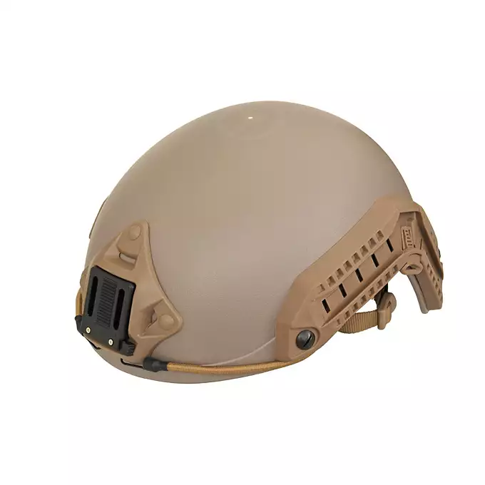 [Zestaw] Replika hełmu FAST Maritime (Rozmiar L/XL) - Dark Earth [FMA] + Stalowa maska ochronna V.1 - Coyote/Camo [WOSPORT]