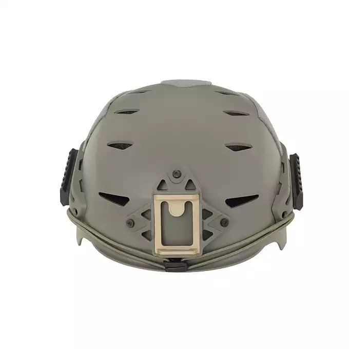 [Zestaw] Replika kasku EXF - Foliage [EM] + Stalowa maska ochronna V.1 - Olive/Skull [WOSPORT]