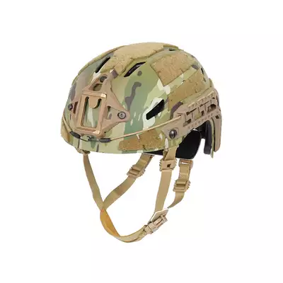 [Zestaw] Kask Spec-Ops nowej generacji - Multicamo [FMA] + Stalowa maska ochronna V.1 - Coyote/Camo [WOSPORT]