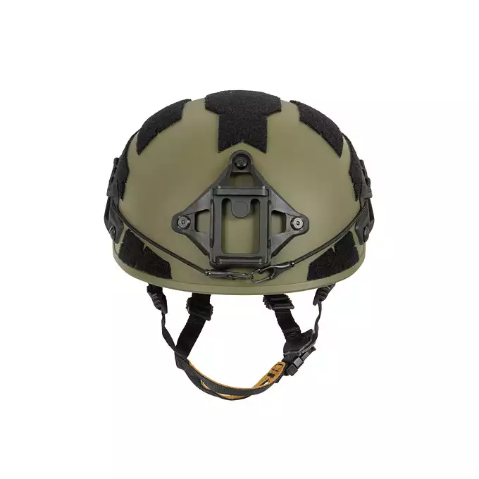 [Zestaw] Hełm Spec-Ops nowej generacji - Ranger Green [FMA] + Stalowa maska ochronna V.1 - Olive/Skull [WOSPORT]