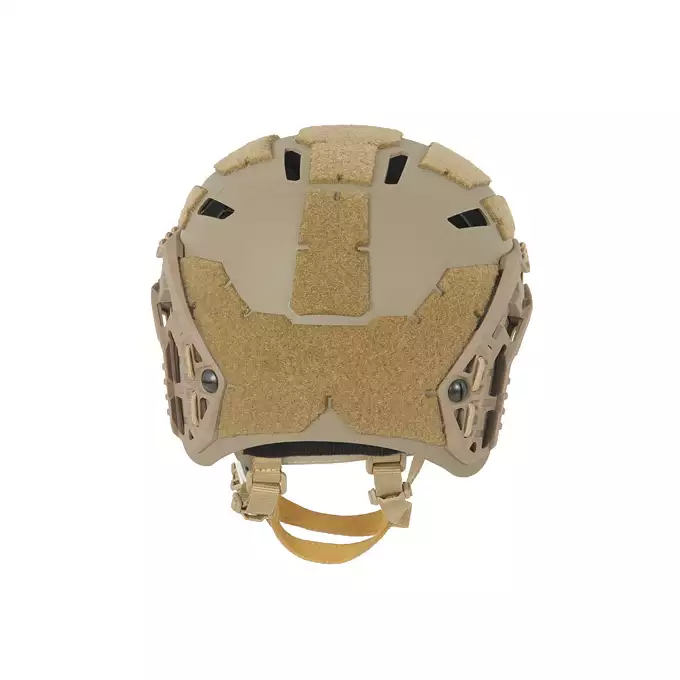 [Zestaw] Kask Spec-Ops nowej generacji - Tan [FMA] + Stalowa maska ochronna V.1 - Coyote/Camo [WOSPORT]