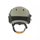 [Zestaw] Replika hełmu FAST BJ (Rozmiar L) - Ranger Green [FMA] + Stalowa maska ochronna V.1 - Olive/Skull [WOSPORT]
