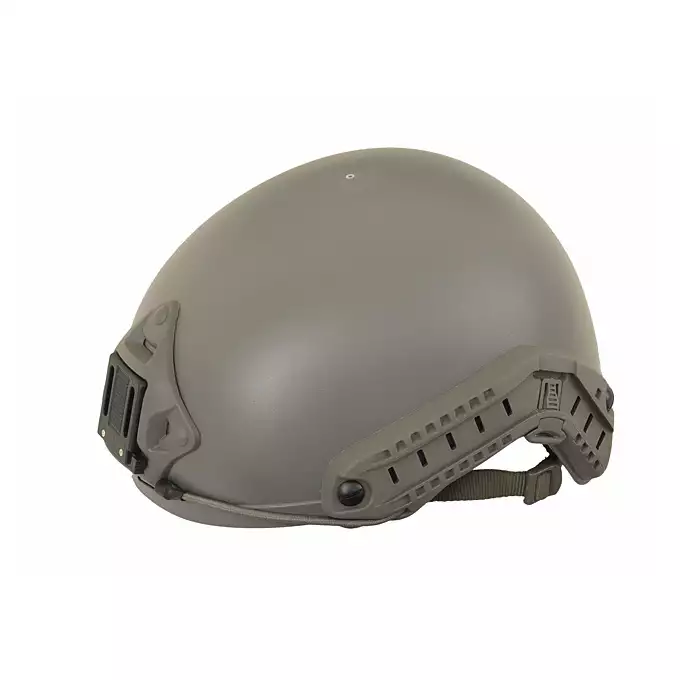 [Zestaw] Replika hełmu FAST Ballistic (Rozmiar L/XL) - Foliage [FMA] + Stalowa maska ochronna V.1 - Olive/Skull [WOSPORT]