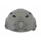 [Zestaw] Replika kasku FAST PJ - Foliage [EM] + Stalowa maska ochronna V.1 - Olive/Skull [WOSPORT]