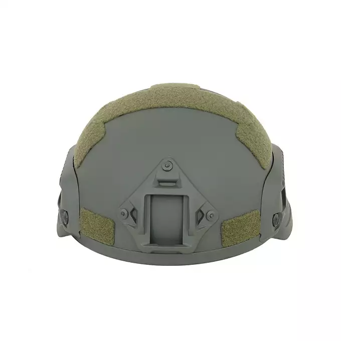 [Zestaw] Ultra lekka replika hełmu Spec-Ops MICH Mid-Cut - Olive [8FIELDS] + Stalowa maska ochronna V.1 - Olive/Skull [WOSPORT]