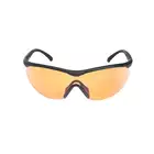 [Zestaw] Okulary Fastlink - Vapor Shield Anti-Fog Tiger's Eye + Stalowa maska ochronna V.1 - Coyote/Camo [WOSPORT]