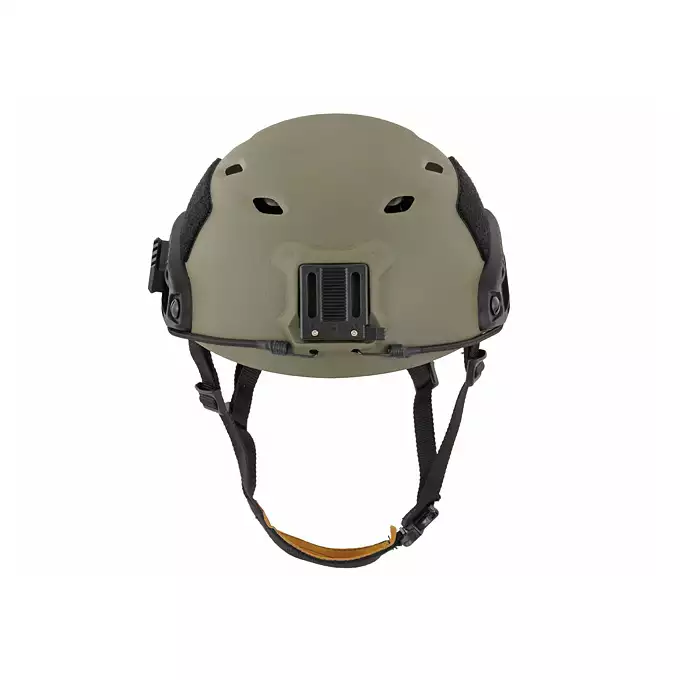 [Zestaw] Replika hełmu FAST BJ (Rozmiar L) - Ranger Green [FMA] + Stalowa maska ochronna V.1 - Olive/Skull [WOSPORT]