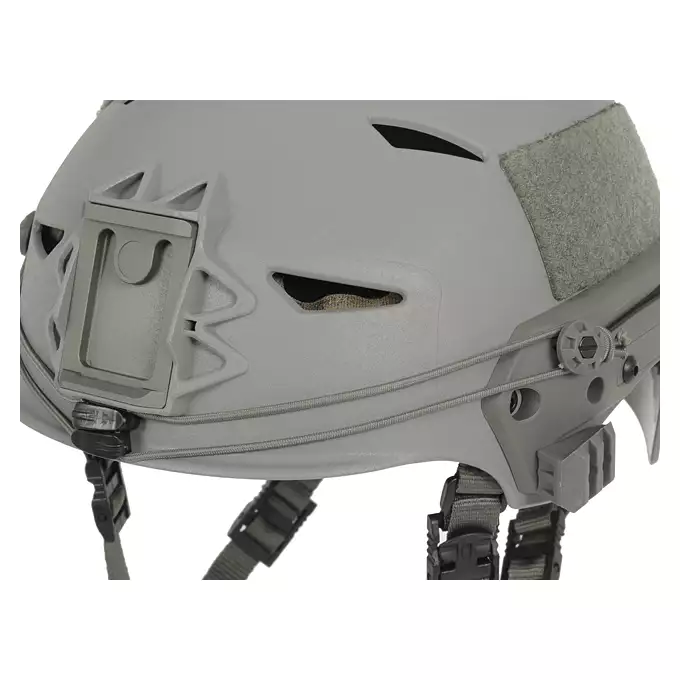 [Zestaw] Kask taktyczny EXF Bump - Foliage Green [FMA] + Stalowa maska ochronna V.1 - Olive/Skull [WOSPORT]