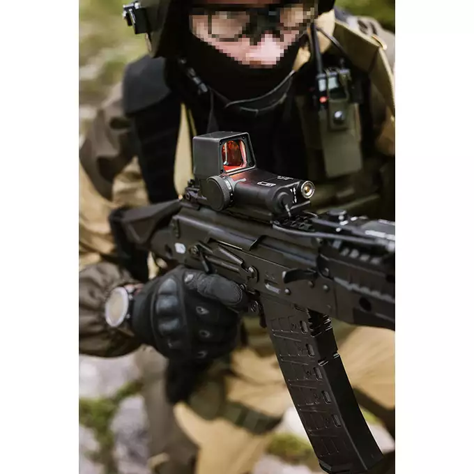 [Zestaw] Replika karabinka SLR AKS-74U ETU Eshooter [CYMA] + Replika Rosyjskiego Celownika Optycznego 1P87 Do AK/AK12/AKSU [JJ Airsoft]