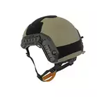 [Zestaw] Replika hełmu FAST Maritime (Rozmiar M) - Ranger Green [FMA] + Stalowa maska ochronna V.1 - Olive/Skull [WOSPORT]