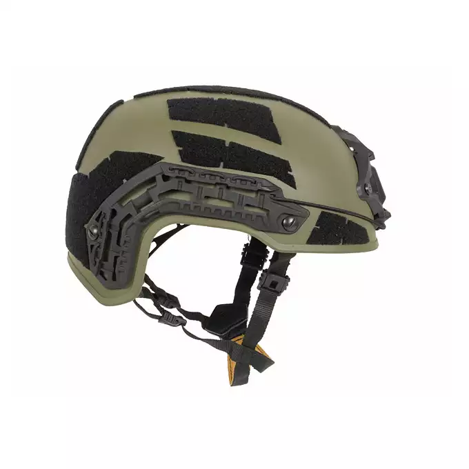 [Zestaw] Hełm Spec-Ops nowej generacji - Ranger Green [FMA] + Stalowa maska ochronna V.1 - Olive/Skull [WOSPORT]