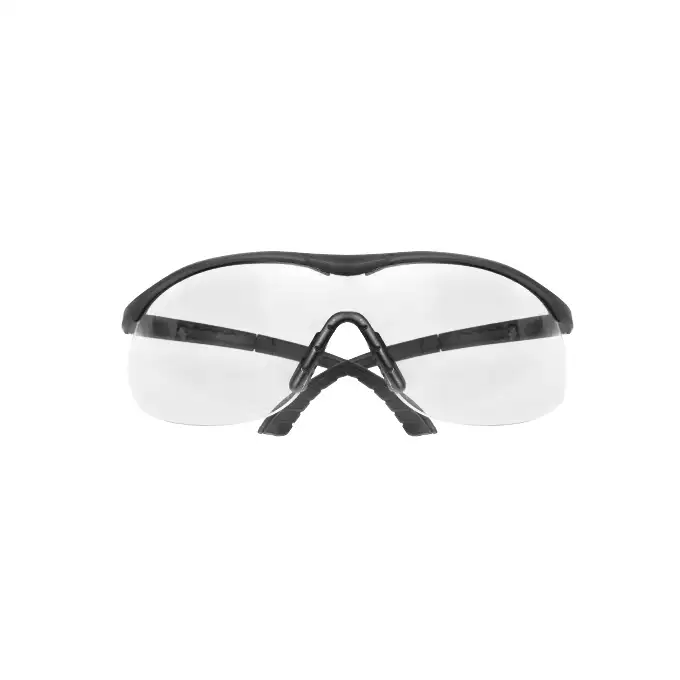 [Zestaw] Okulary Fastlink - Vapor Shield Anti-Fog Clear + Stalowa maska ochronna V.1 - Olive/Skull [WOSPORT]