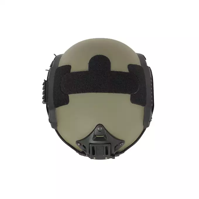 [Zestaw] Replika hełmu FAST Maritime (Rozmiar M) - Ranger Green [FMA] + Stalowa maska ochronna V.1 - Olive/Skull [WOSPORT]