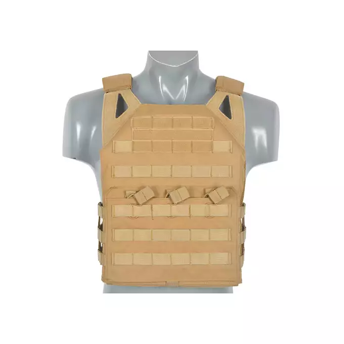 [Zestaw] Jump Plate Carrier V2 (Duży Rozmiar) - Coyote [8FIELDS] + Osłona podbrzusza do kamizelki - Coyote [8FIELDS]