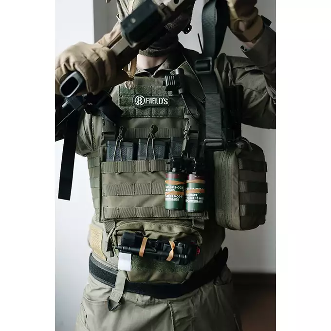 [Zestaw] Buckle Up Assault Plate Carrier Cummerbund - Olive [8FIELDS] + Osłona podbrzusza do kamizelki - Olive [8FIELDS]
