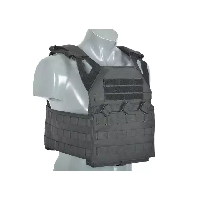 [Zestaw] Jump Plate Carrier Cummerbund - Black [8FIELDS] + Osłona podbrzusza do kamizelki - Black [8FIELDS]