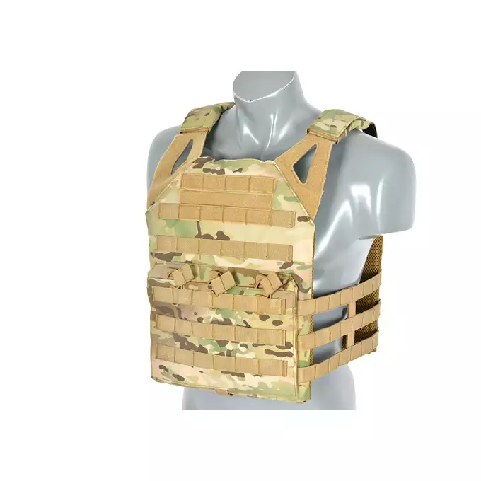 [Zestaw] Jump Plate Carrier V2 (Duży Rozmiar) - Multicamo [8FIELDS] + Osłona podbrzusza do kamizelki - Multicamo [8FIELDS]
