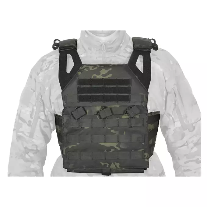 [Zestaw] Jump Plate Carrier Cummerbund - MB [8FIELDS] + Osłona podbrzusza do kamizelki - Multicam Black [8FIELDS]