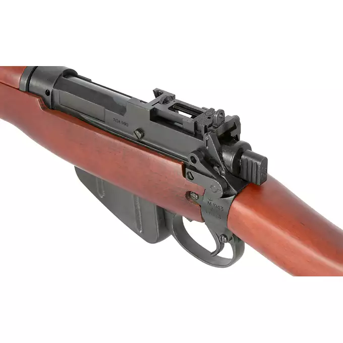 [Zestaw] Replika karabinu powtarzalnego SMLE No.4 Mk I - Real Wood [S&amp;T] + Magazynek na 32 Kulki do Replik SMLE NO.4 MK I [S&amp;T]