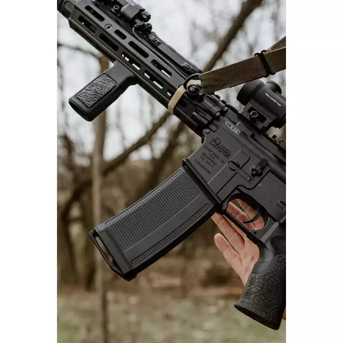 [Zestaw] Replika Daniel Defense M4A1 RIII 14.5" Eshooter ETU - Grey [EMG] + 210-kulkowe magazynki mid-cap Daniel Defense M4/AR-15, Zestaw 6 szt. [EMG]