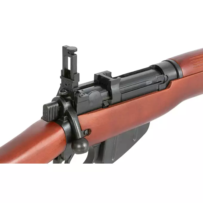 [Zestaw] Replika karabinu powtarzalnego SMLE No.4 Mk I - Real Wood [S&amp;T] + Magazynek na 32 Kulki do Replik SMLE NO.4 MK I [S&amp;T]