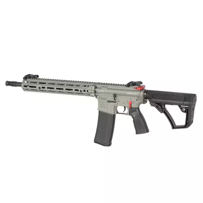 [Zestaw] Replika Daniel Defense M4A1 RIII 14.5" Eshooter ETU - Grey [EMG] + 210-kulkowe magazynki mid-cap Daniel Defense M4/AR-15, Zestaw 6 szt. [EMG]